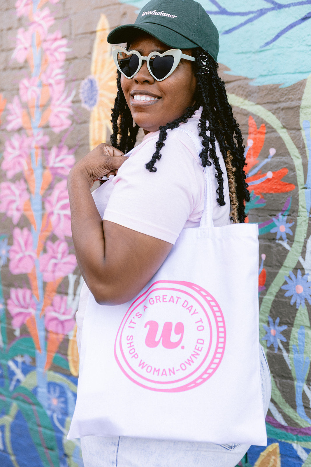 Tote Bag - Great Day to Shop Woman-Owned
