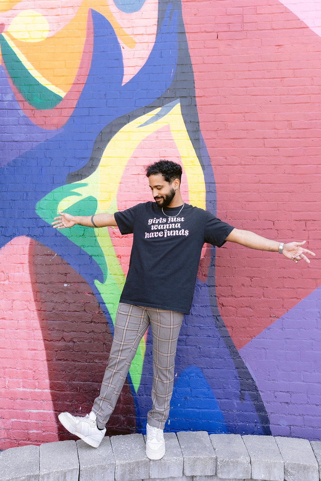 Graphic Tee - Girls Just Wanna Have Funds (Black)