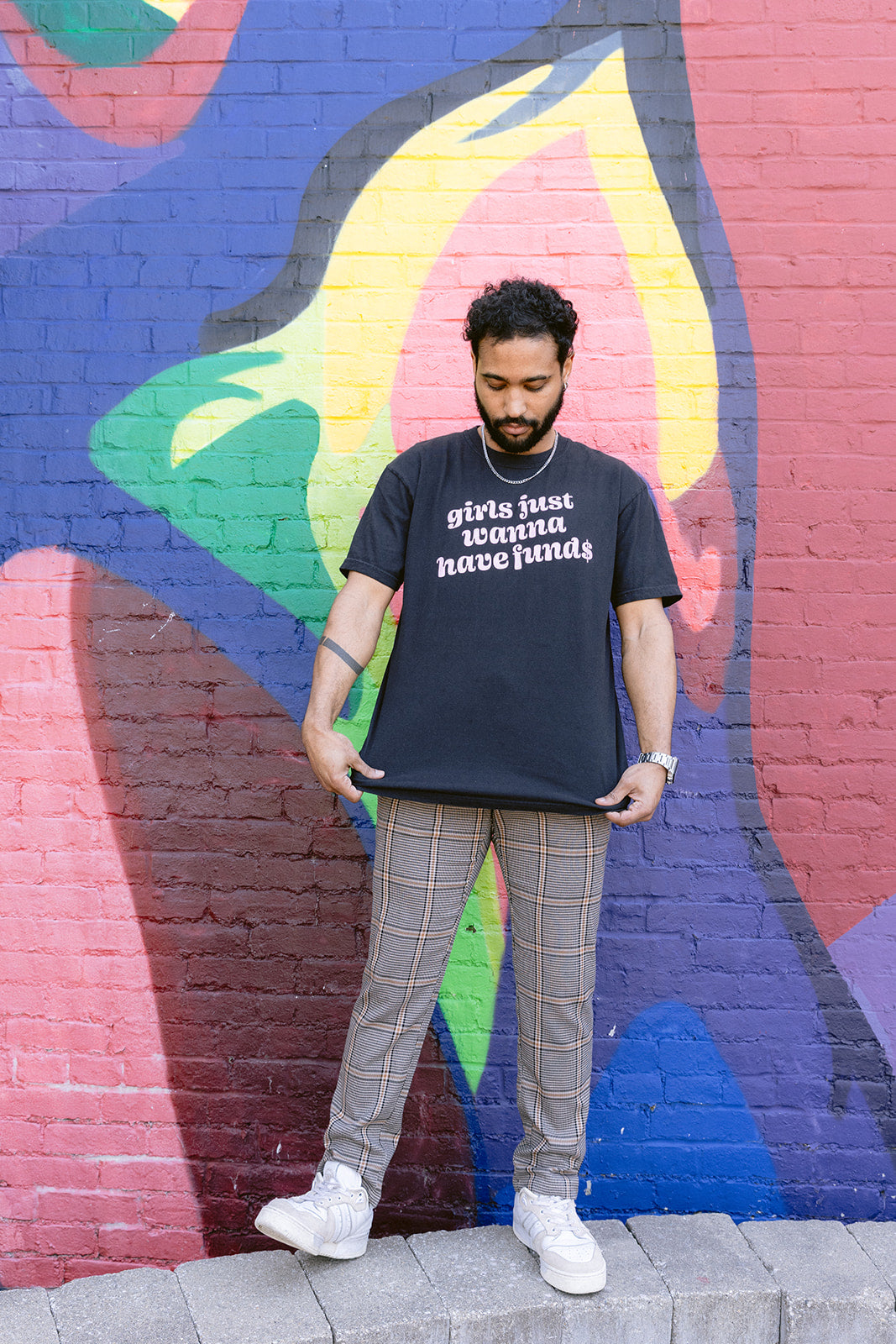 Graphic Tee - Girls Just Wanna Have Funds (Black)