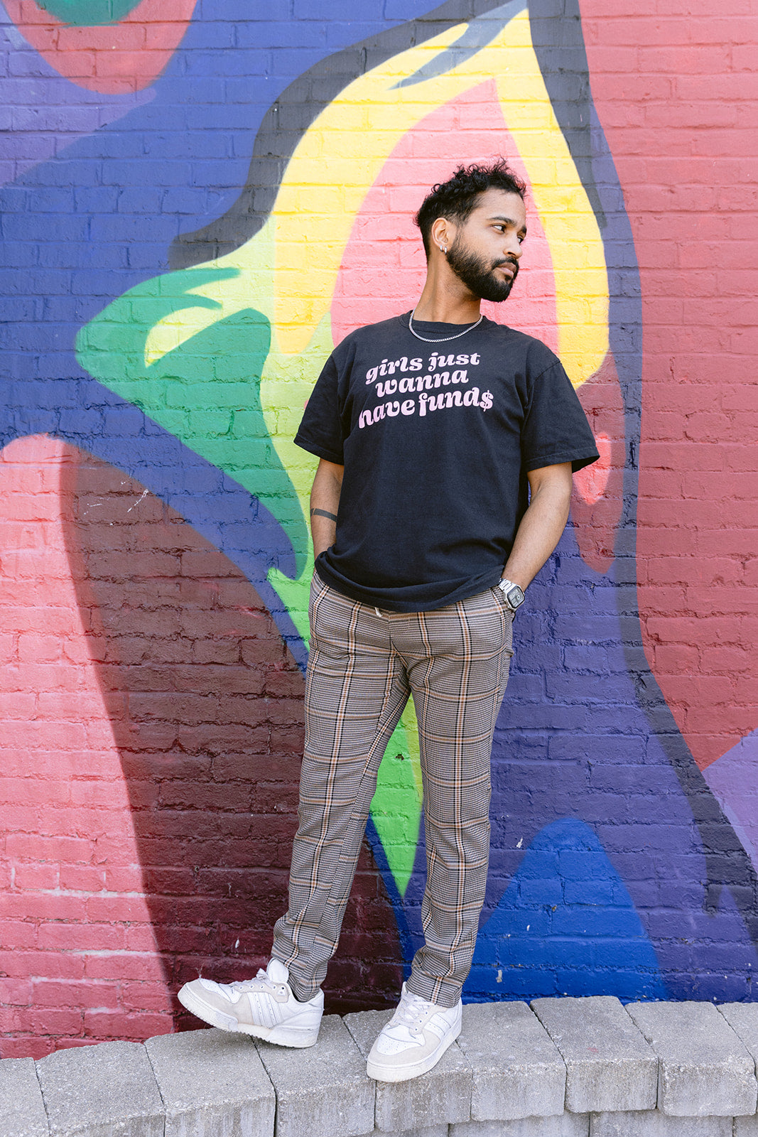 Graphic Tee - Girls Just Wanna Have Funds (Black)