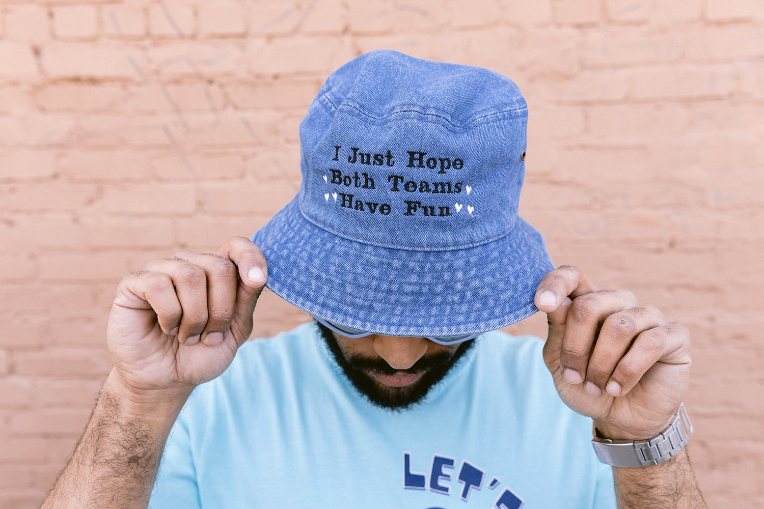 Bucket Hat - Both Teams Have Fun (Blue)