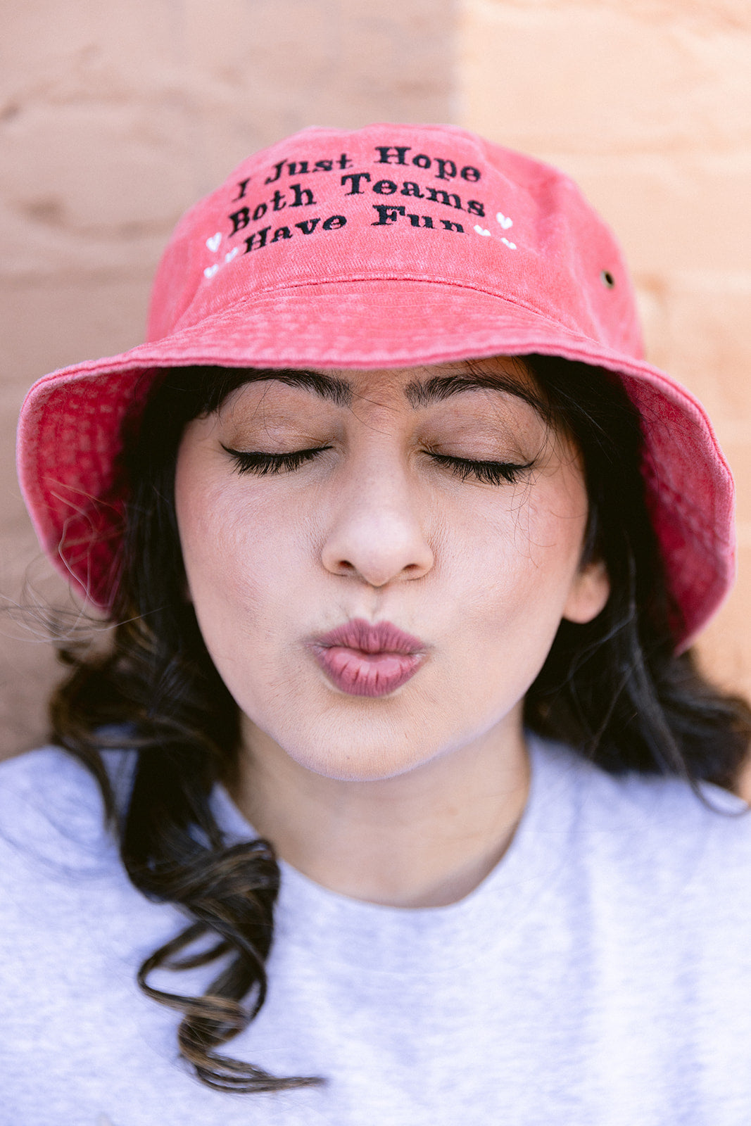Bucket Hat - Both Teams Have Fun (Red)