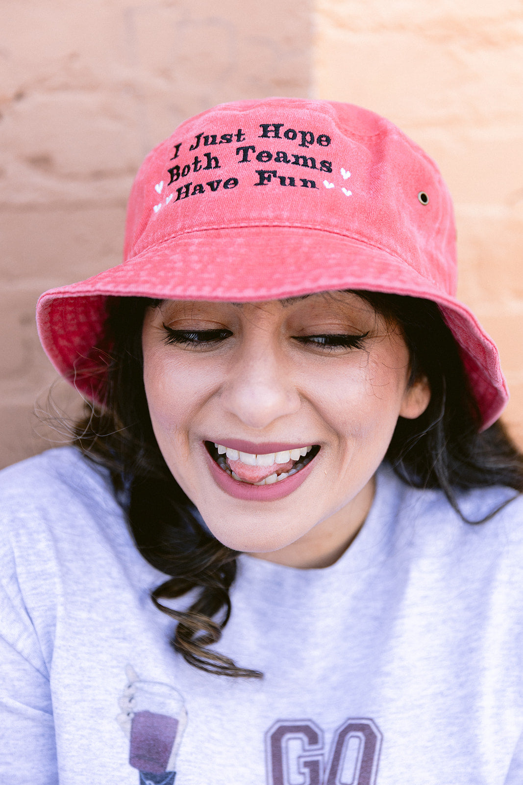 Bucket Hat - Both Teams Have Fun (Red)