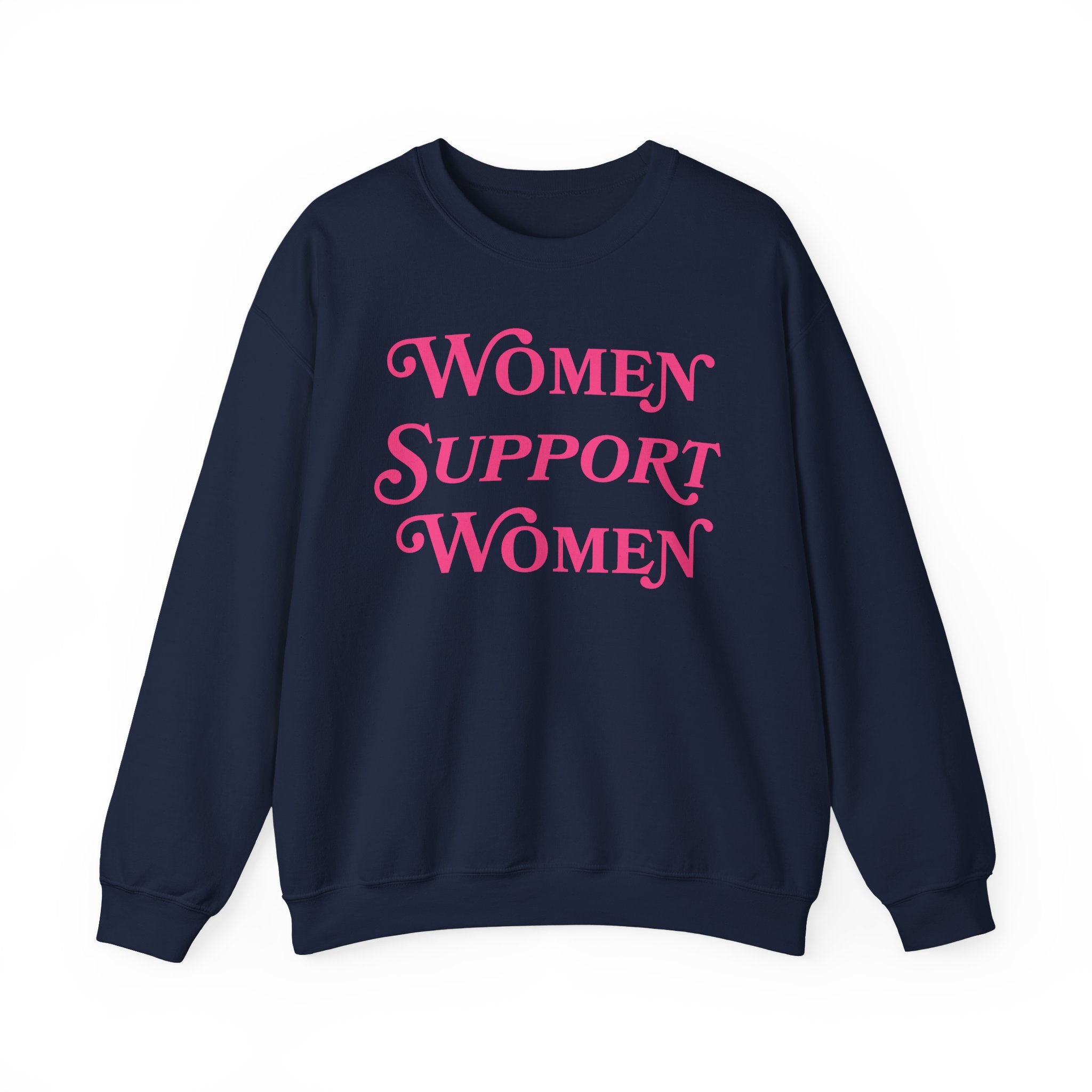Sweatshirt - Women Support Women (Pink)