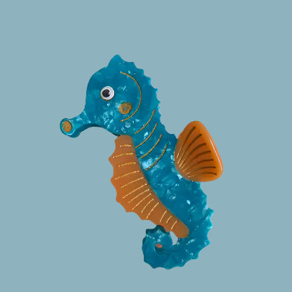 Hair Claw - Seahorse