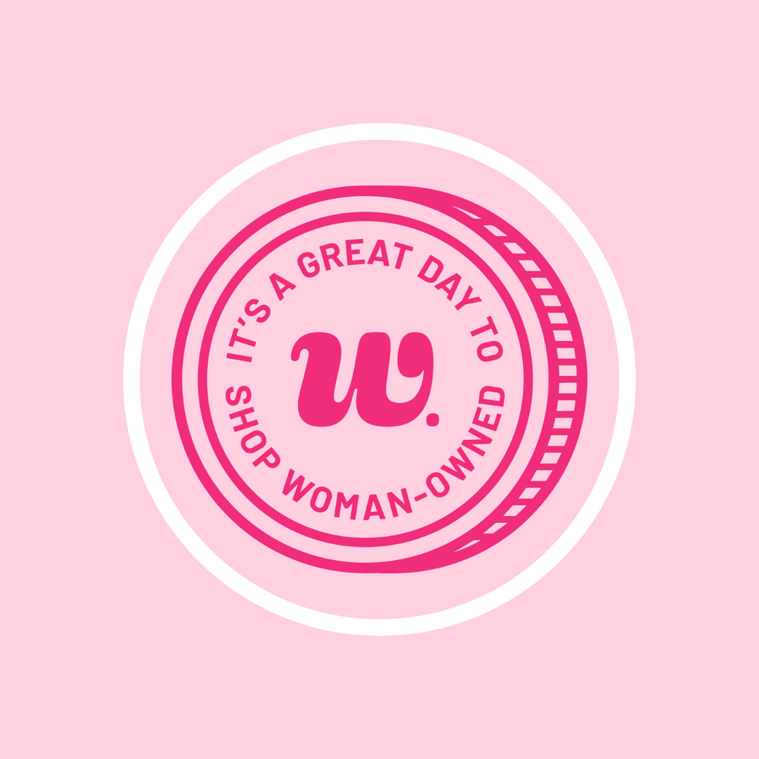 Pink stamp with &