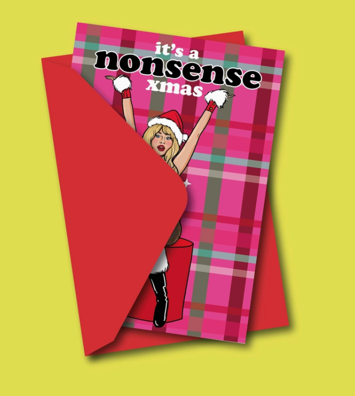 Card - No Nonsense Xmas Sabrina Carpenter