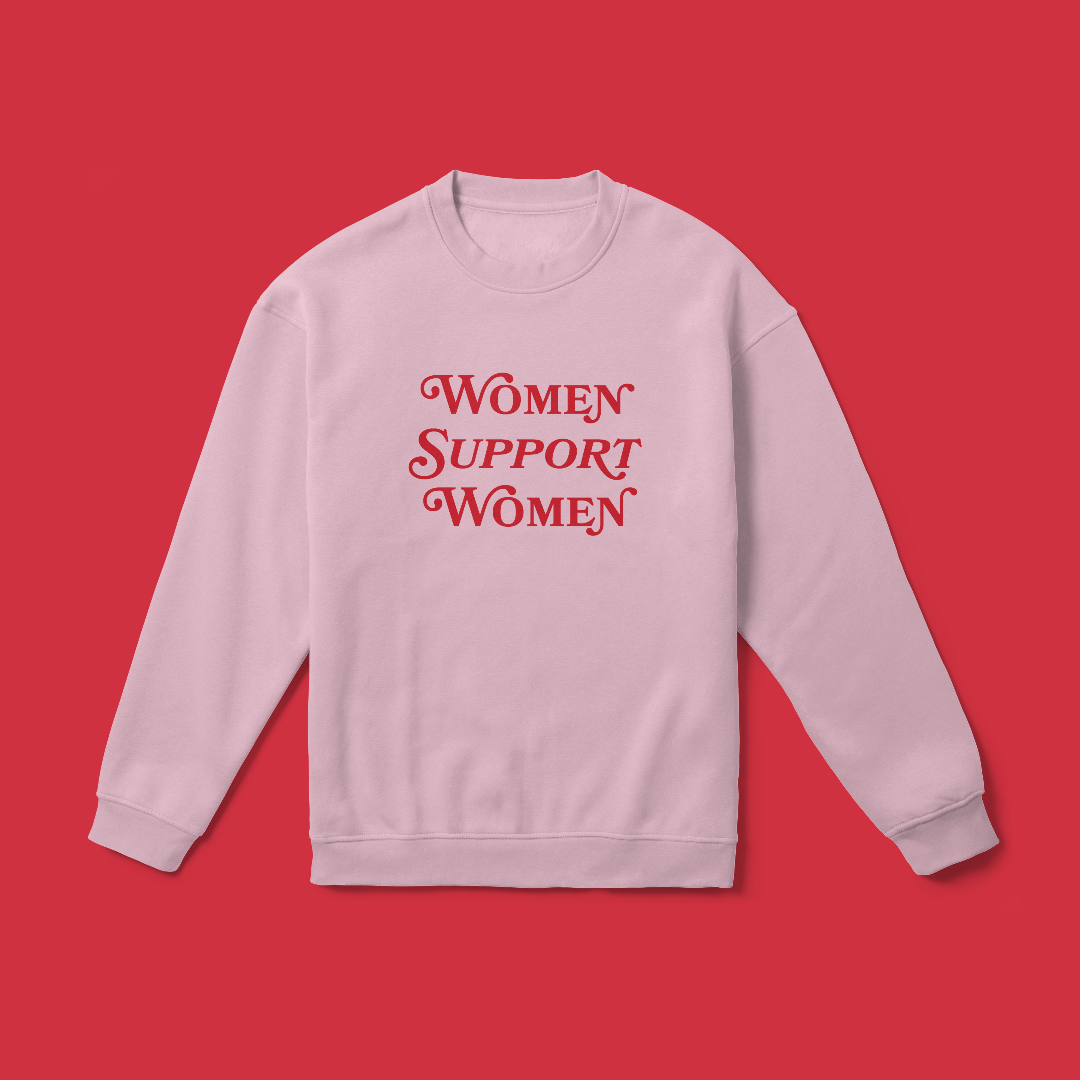 Graphic Sweatshirt - Women Support Women