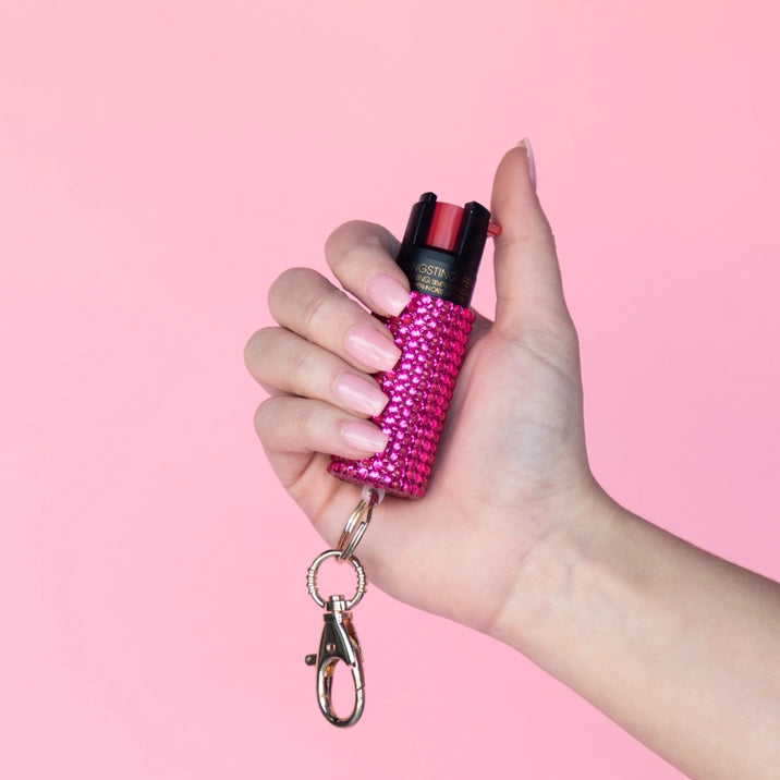 Pepper Spray - Pink Rhinestone