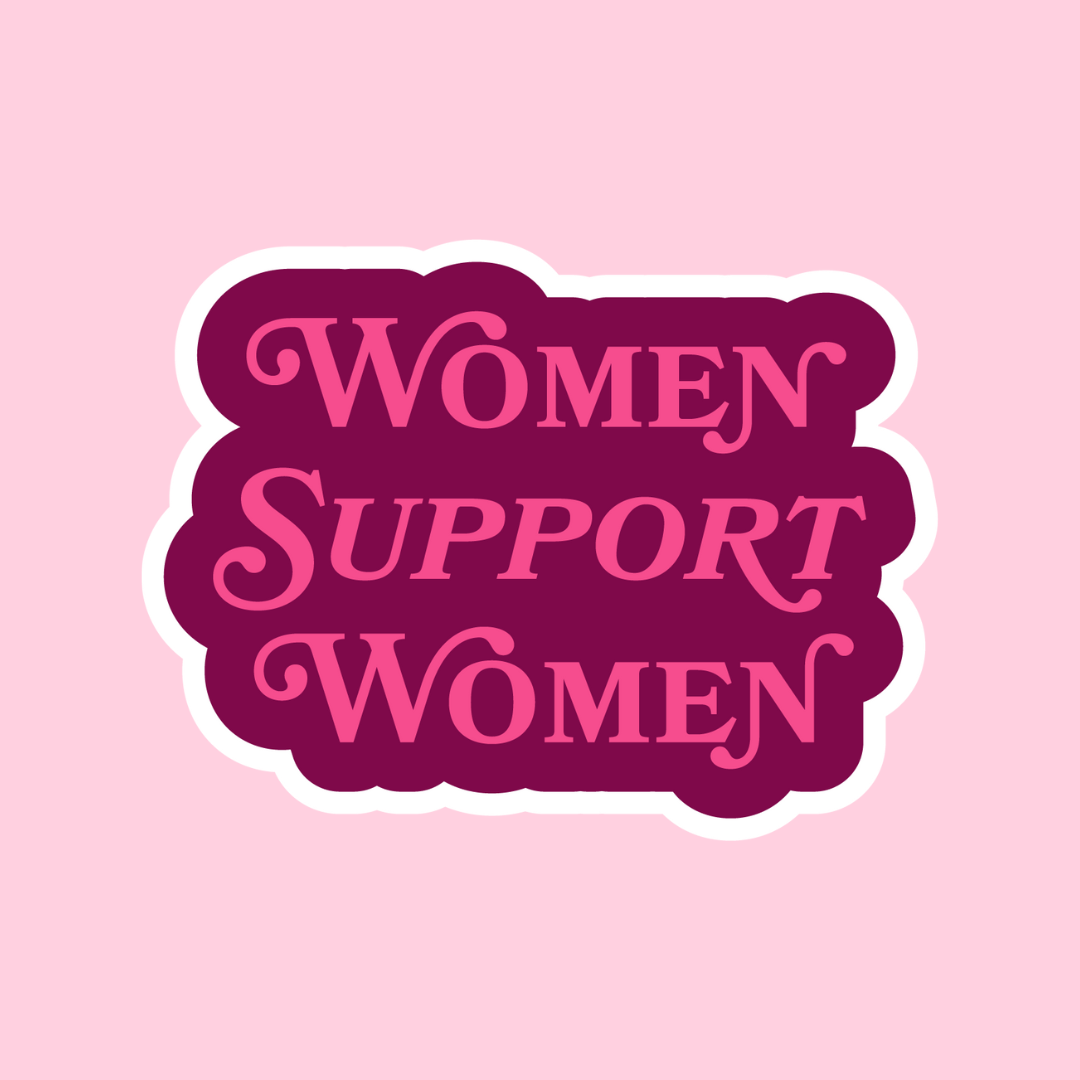 Sticker with &