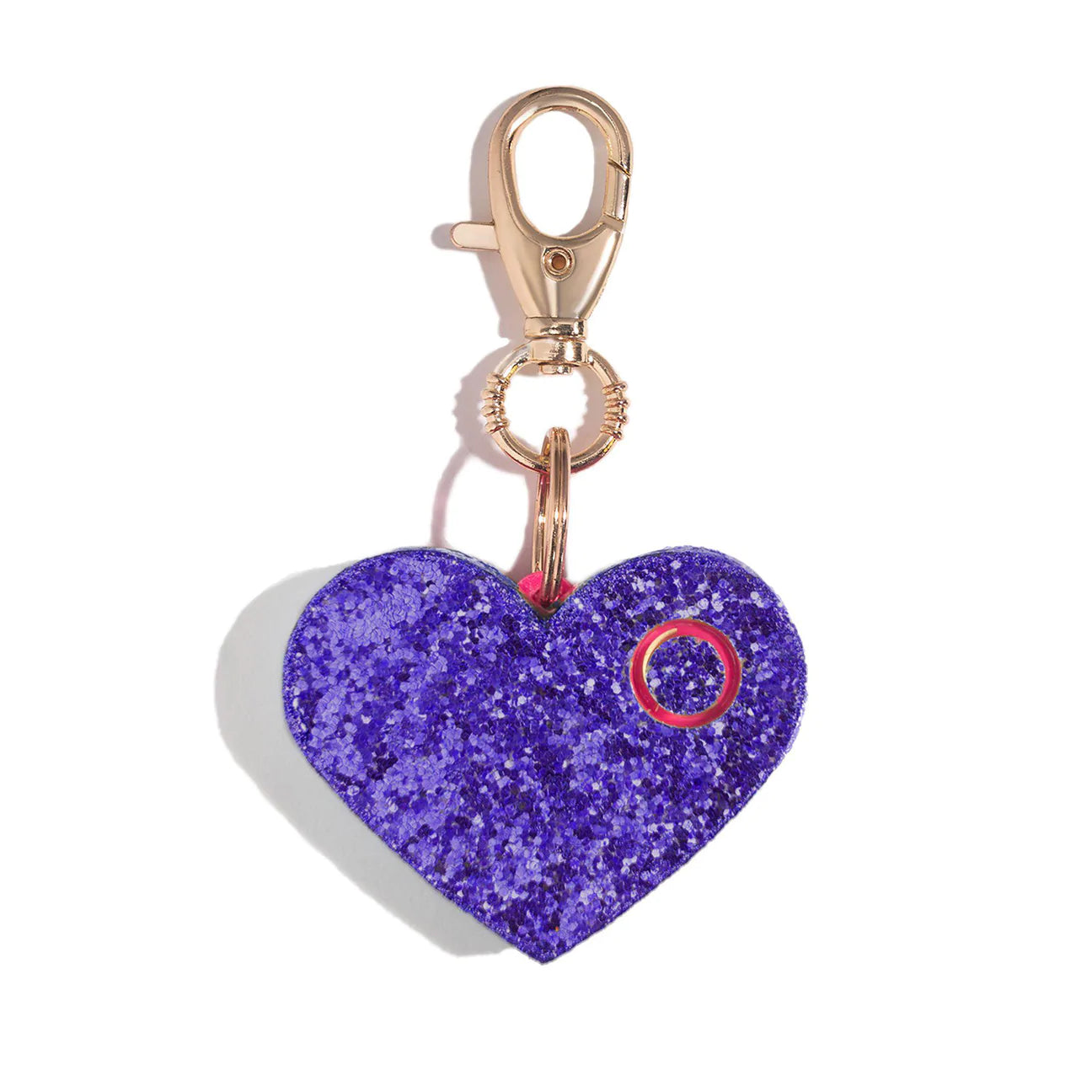 Safety Alarm - Purple Sparkly Heart