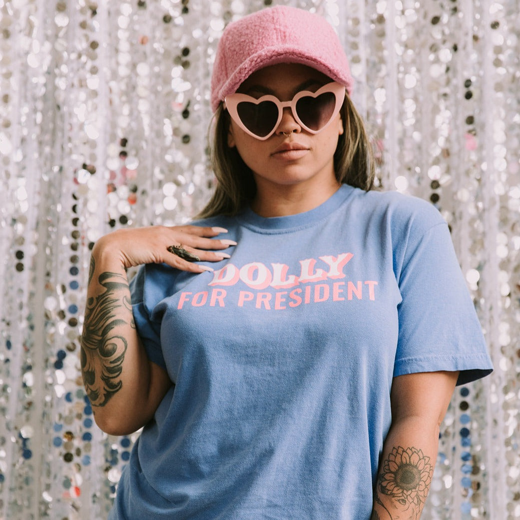 Graphic Tee - Dolly For President