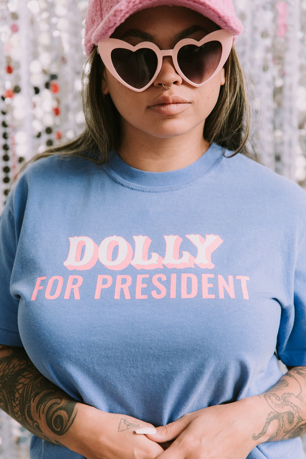 Graphic Tee - Dolly For President