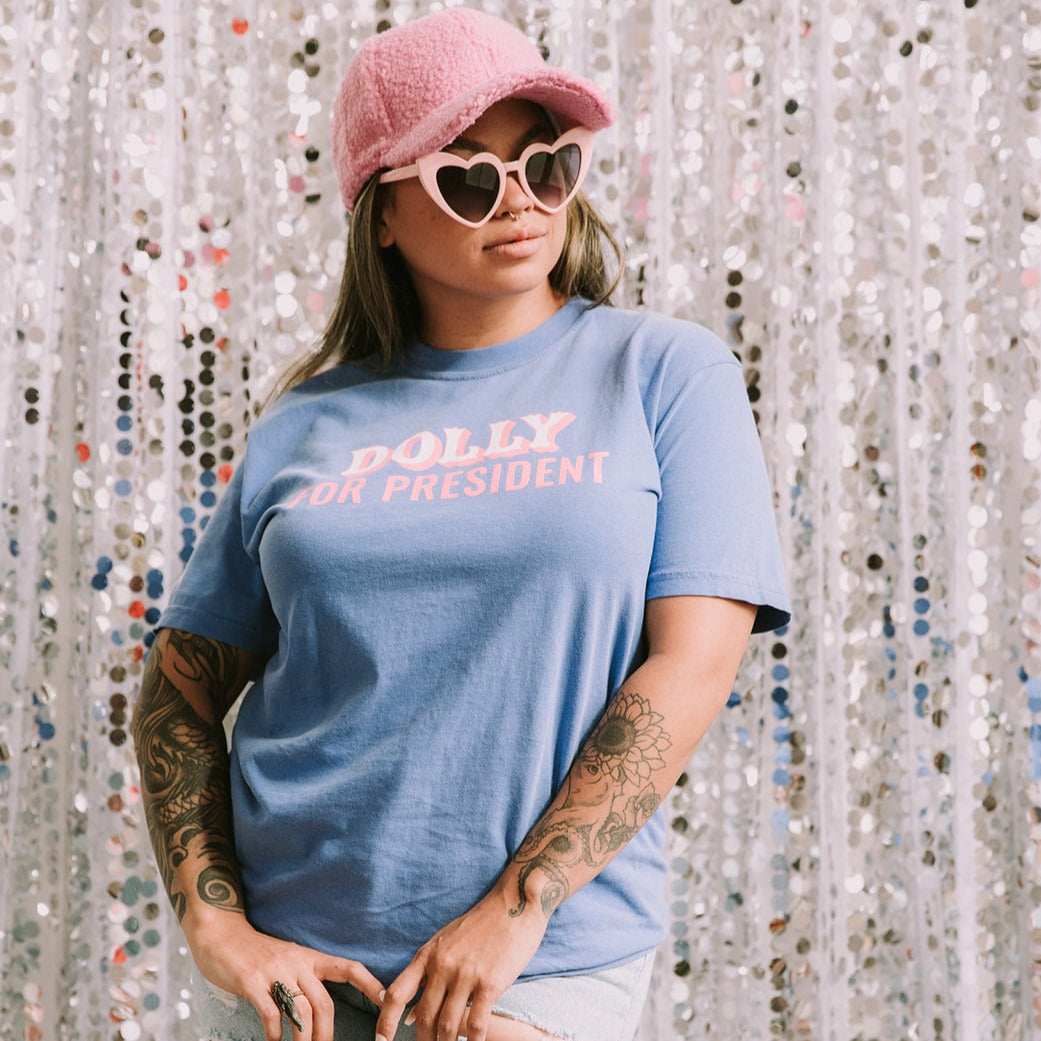 Graphic Tee - Dolly For President