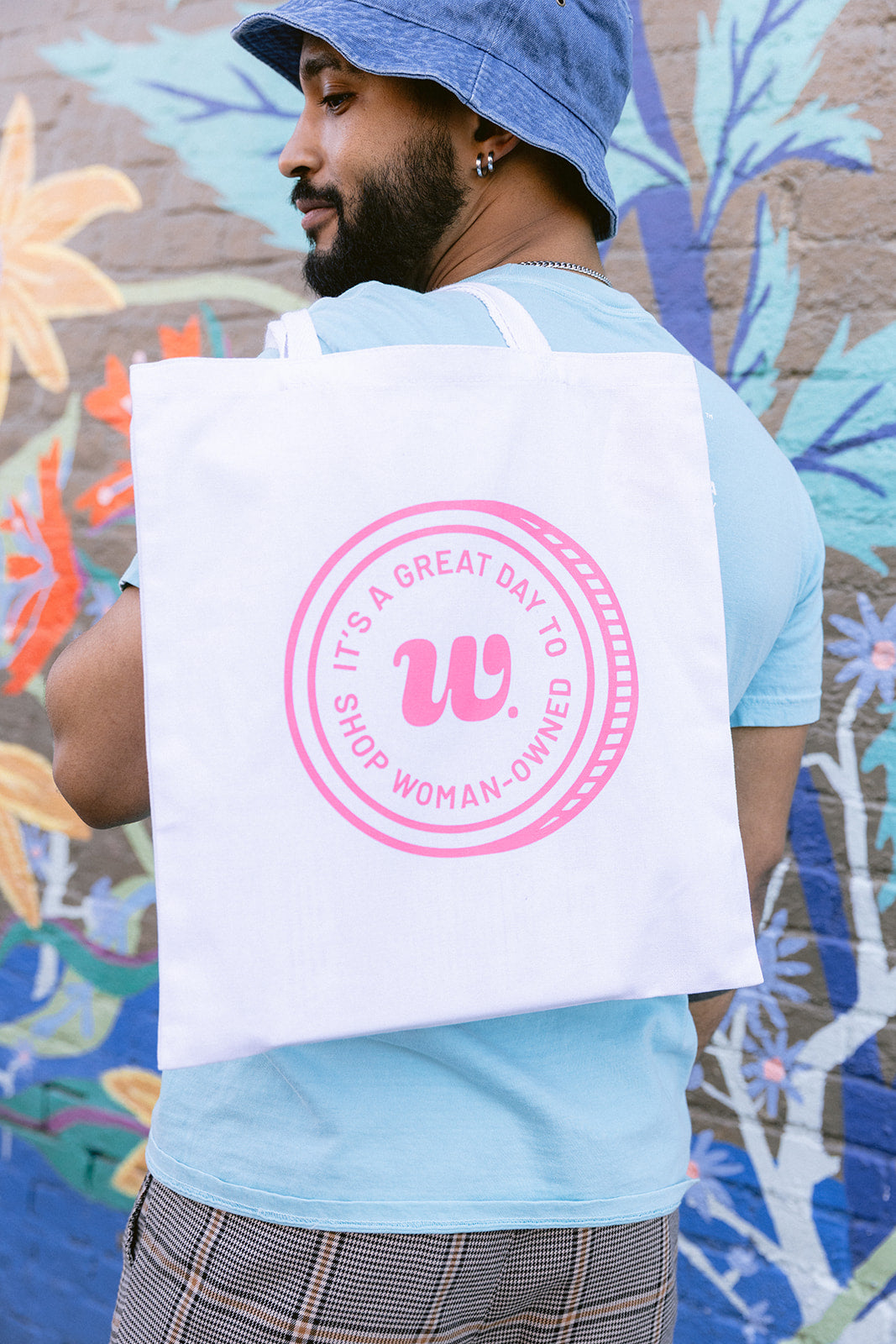 Tote Bag - Great Day to Shop Woman-Owned