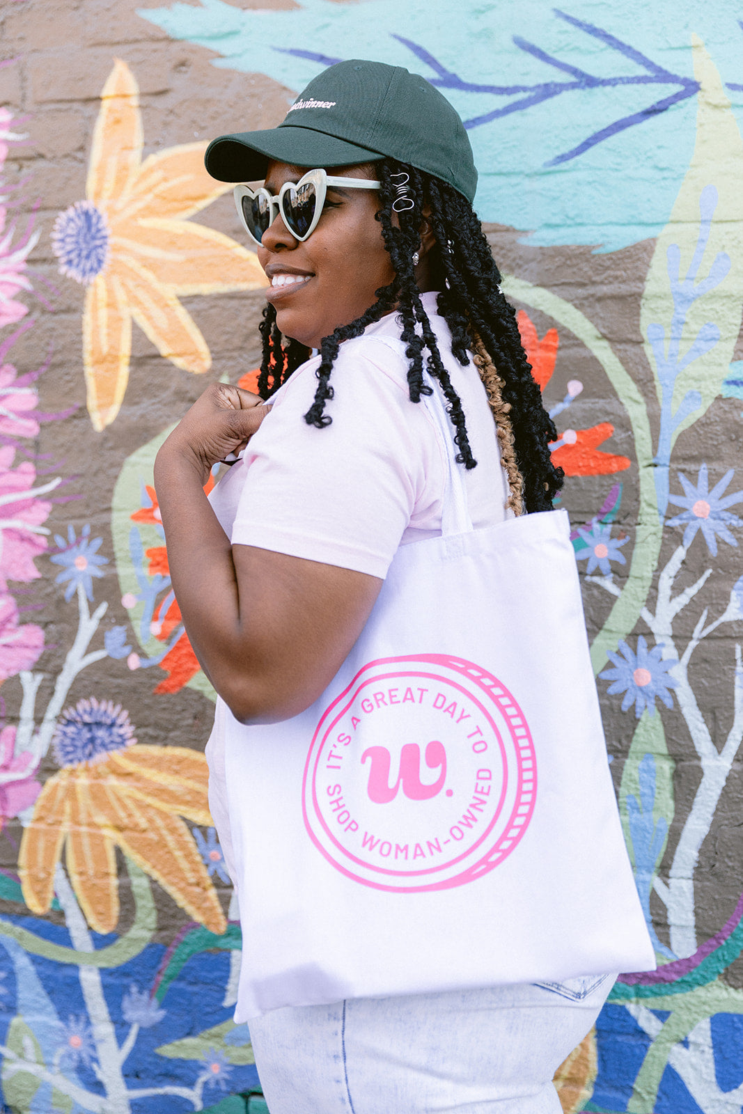 Tote Bag - Great Day to Shop Woman-Owned
