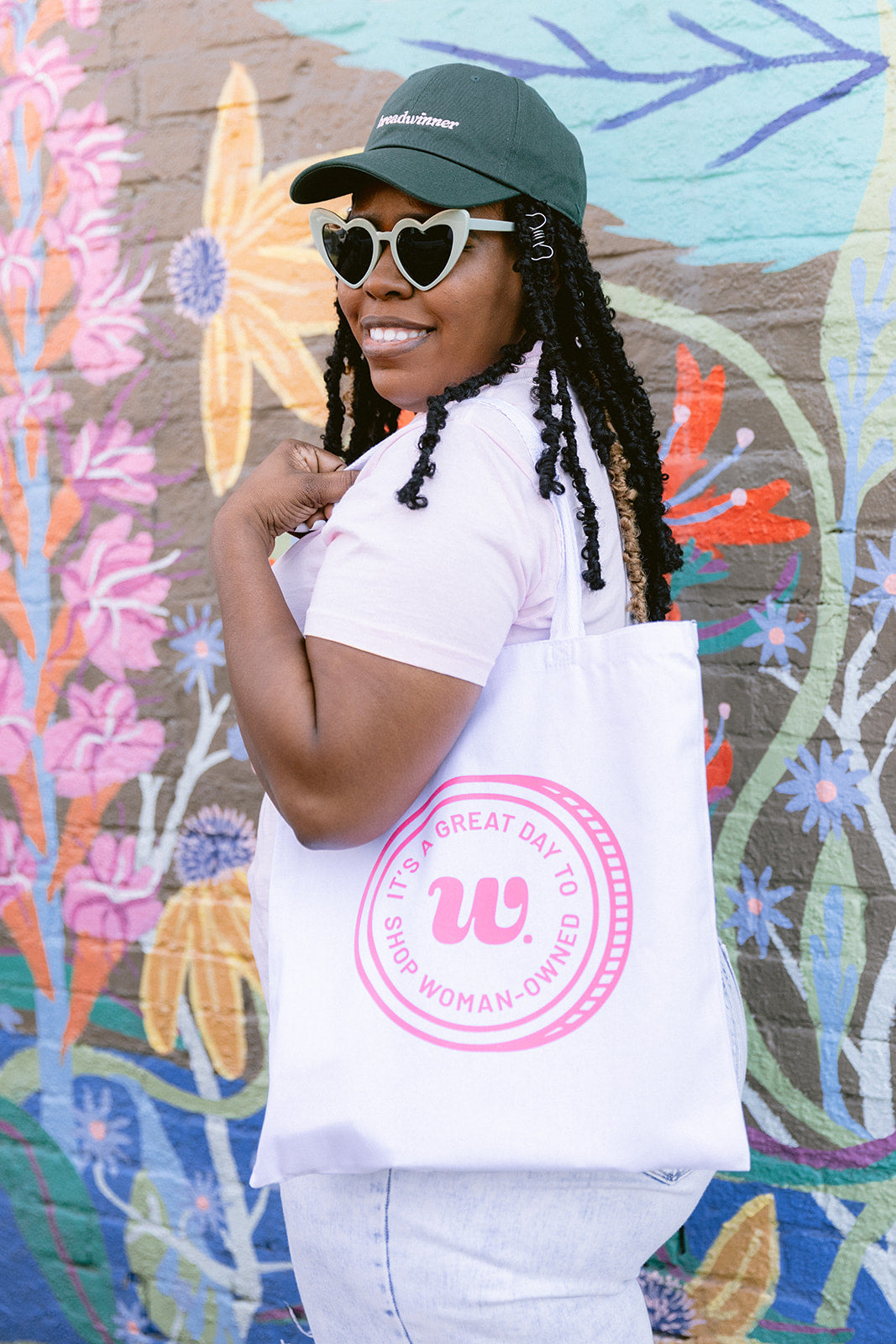 Tote Bag - Great Day to Shop Woman-Owned