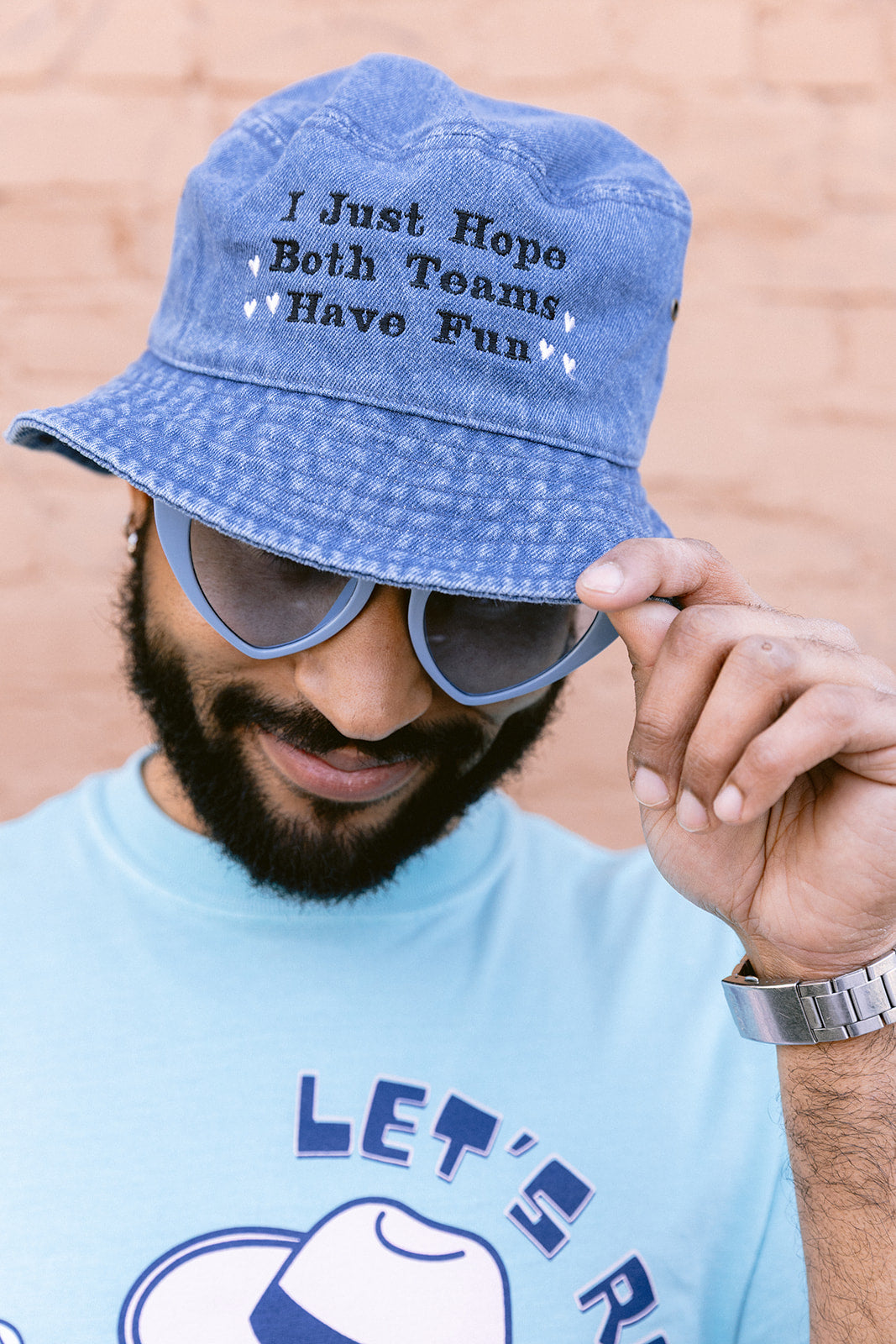 Bucket Hat - Both Teams Have Fun (Blue)