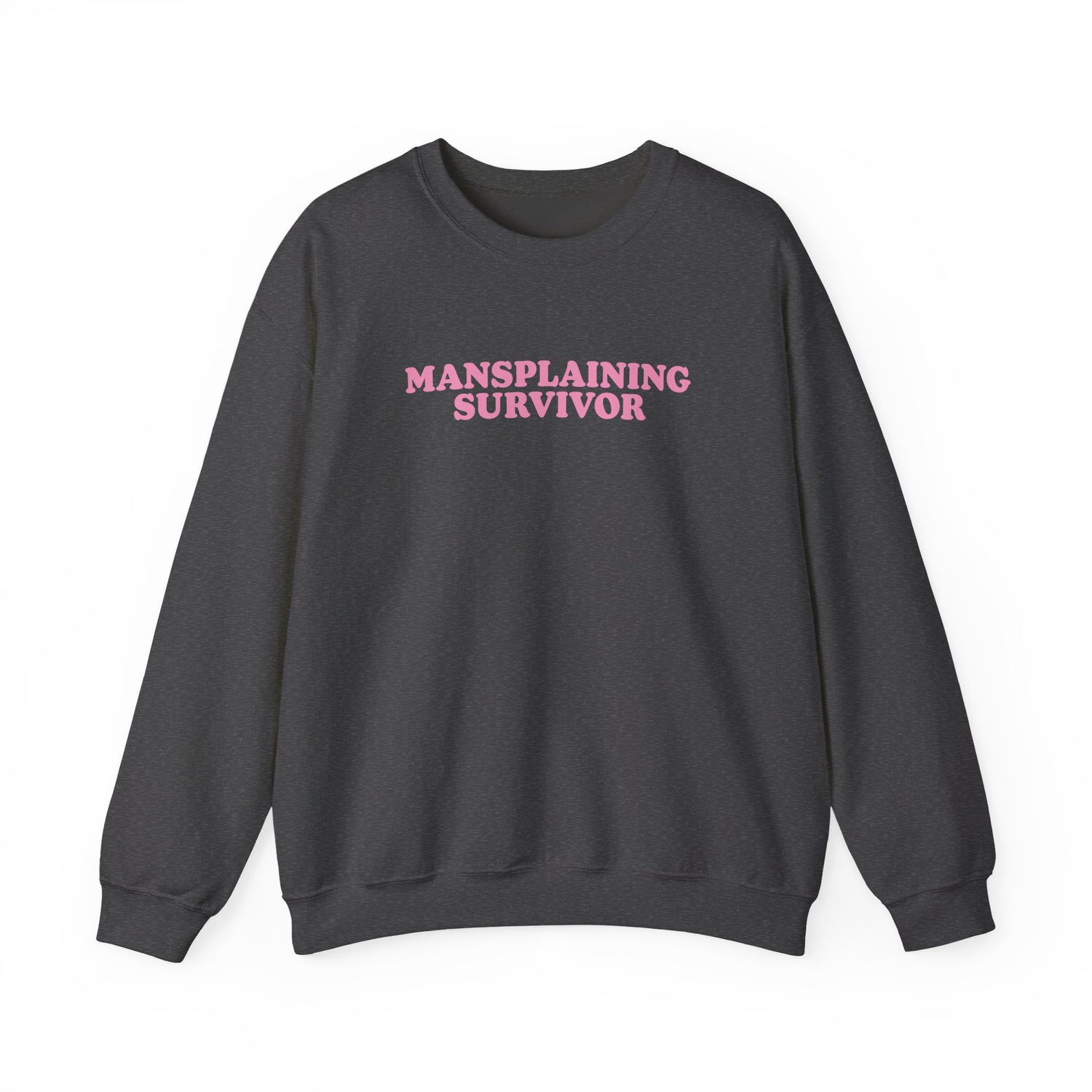 Sweatshirt - Mansplaining Survivor (Pink)