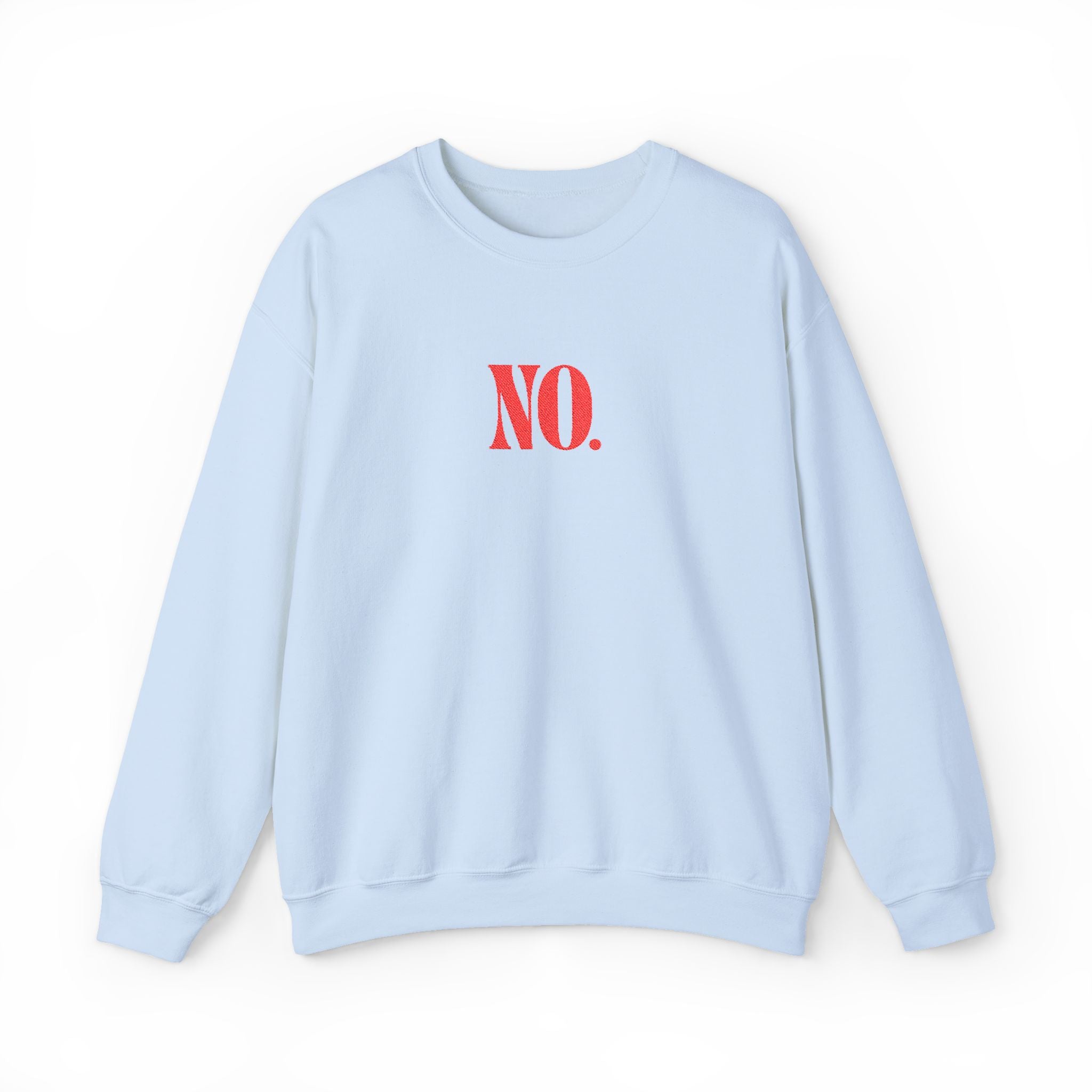 Sweatshirt - NO. (Embroidered Red)