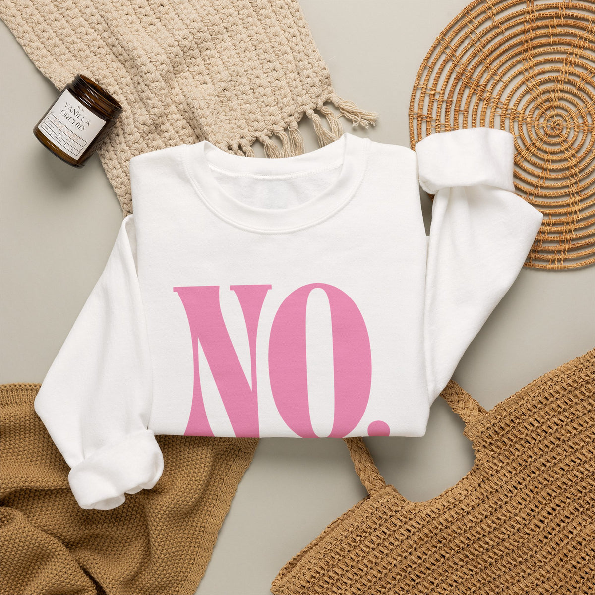 Sweatshirt - NO. (Pink)