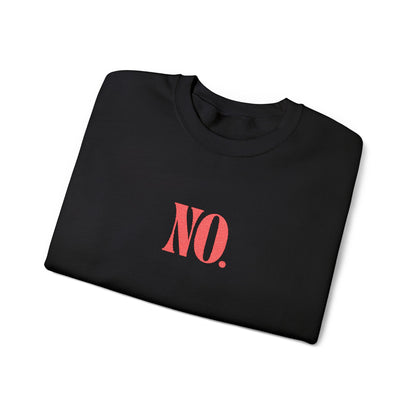 Sweatshirt - NO. (Embroidered Red)