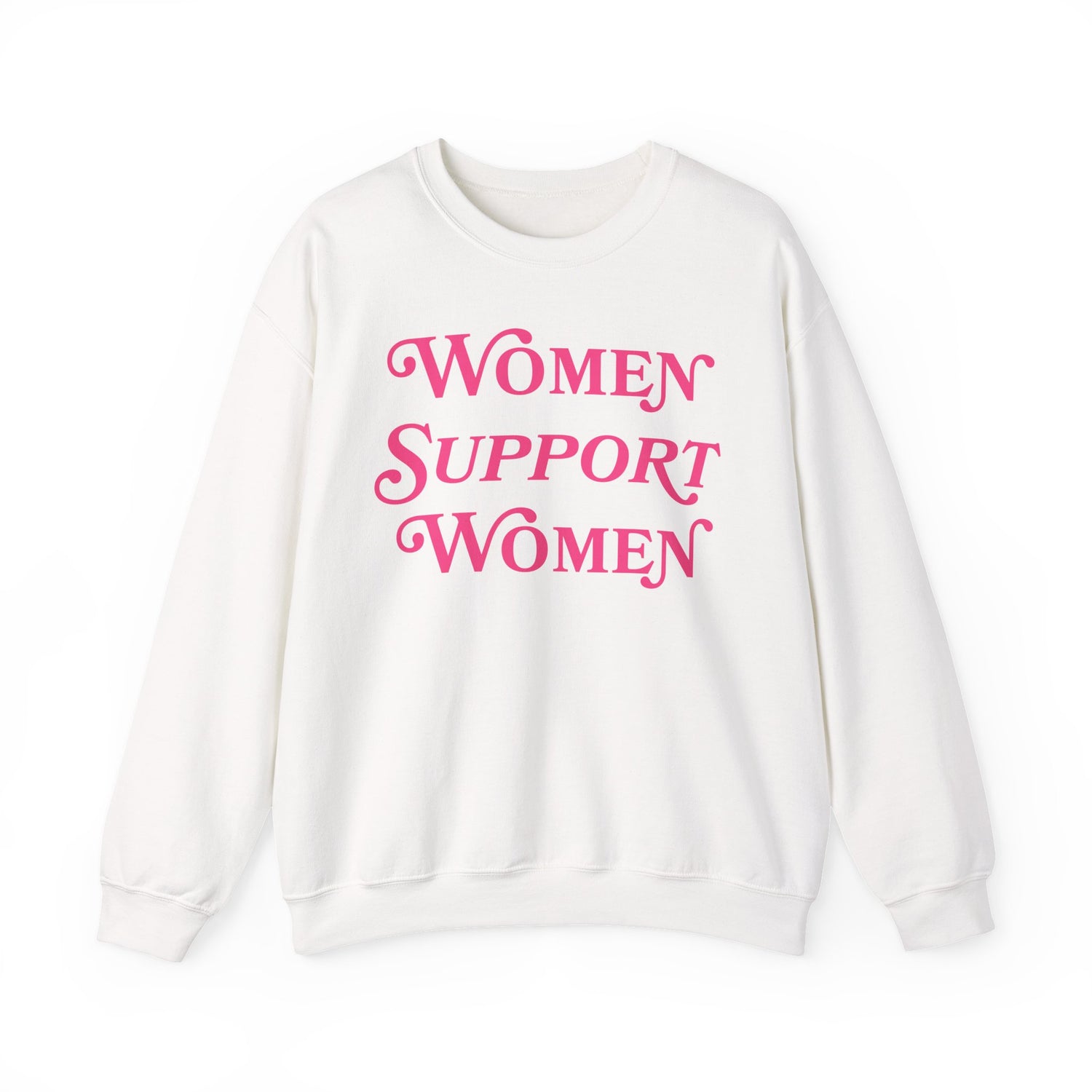 Sweatshirt - Women Support Women (Pink)