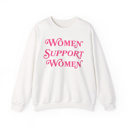 Sweatshirt - Women Support Women (Pink)