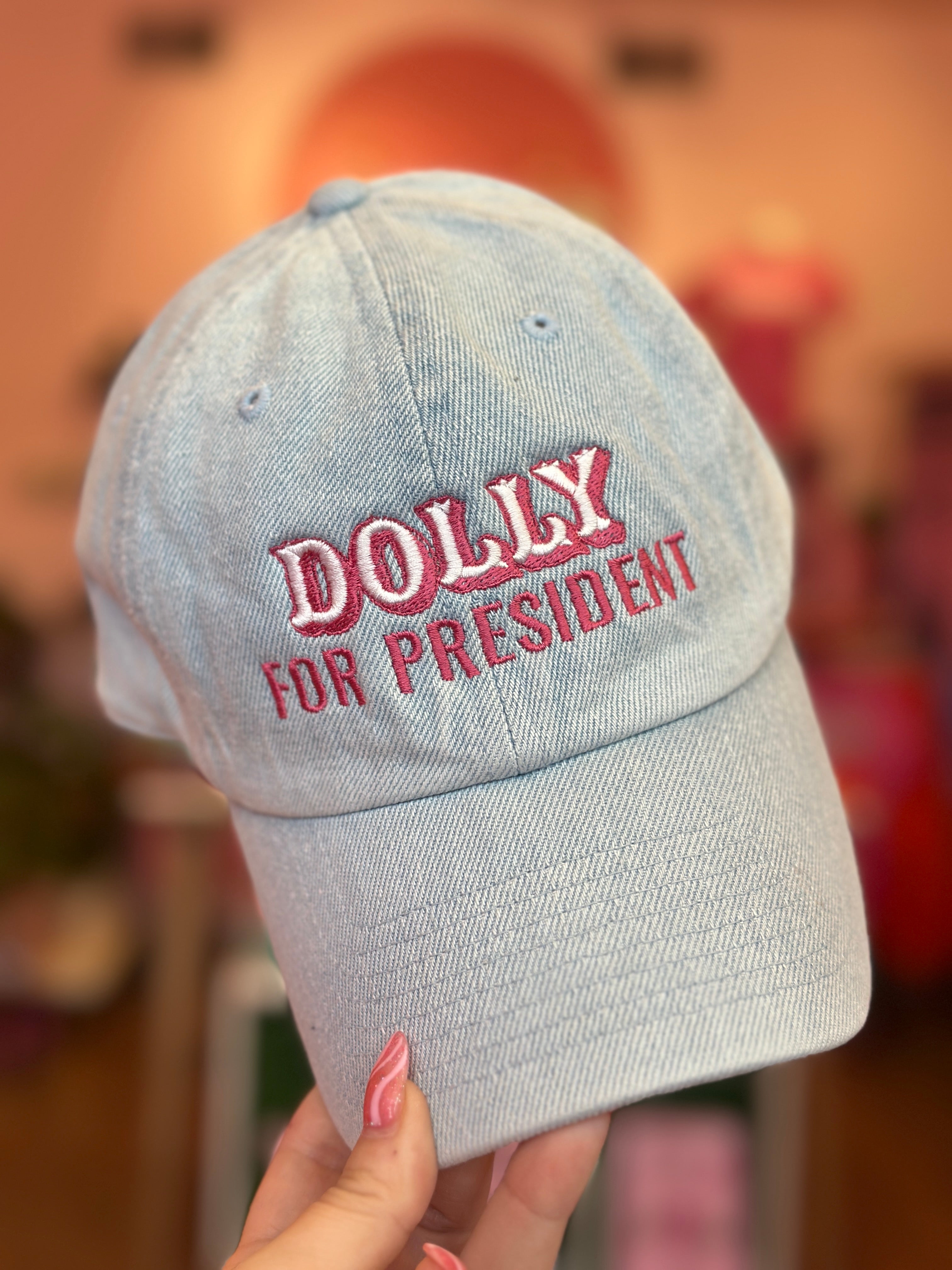 Baseball Hat - Dolly For President
