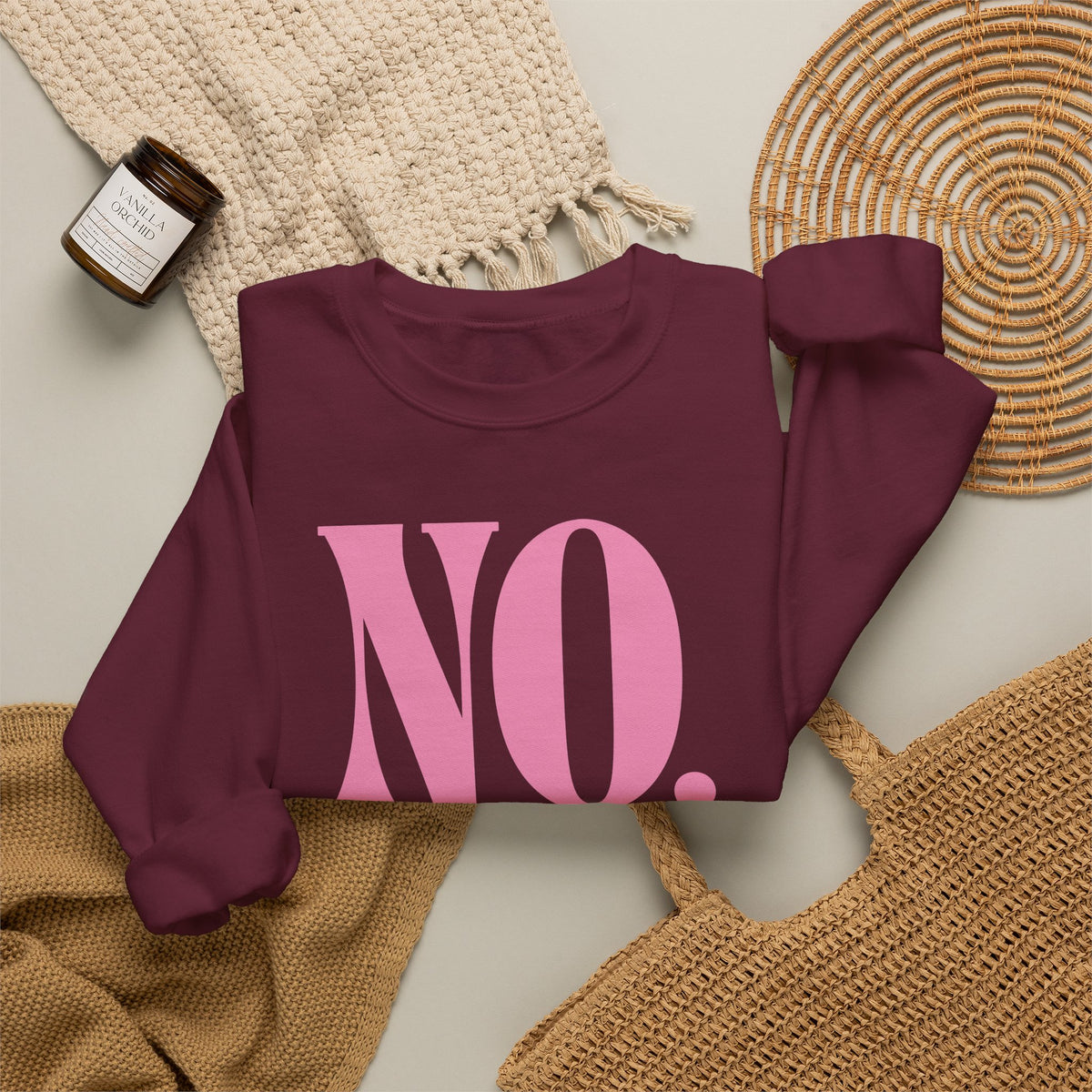 Sweatshirt - NO. (Pink)