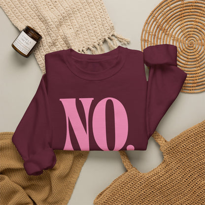 Sweatshirt - NO. (Pink)