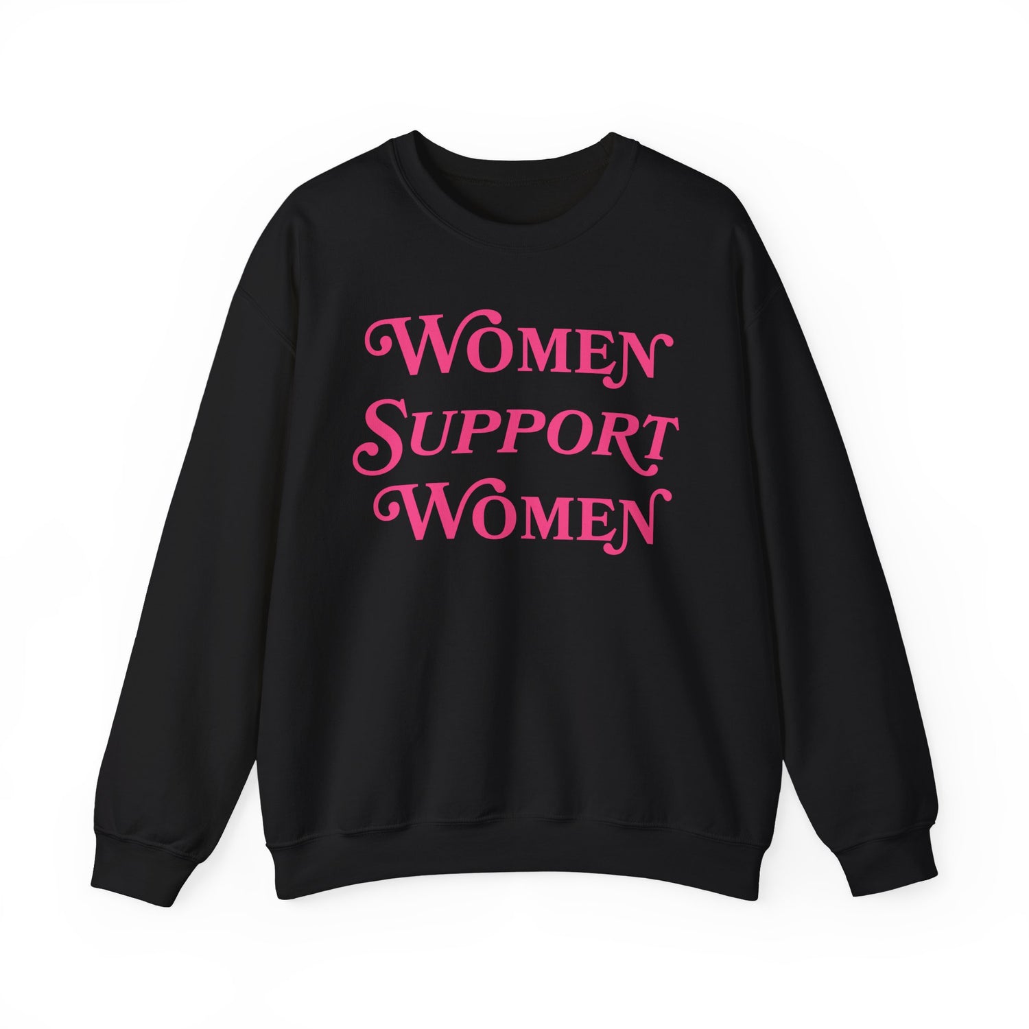 Sweatshirt - Women Support Women (Pink)