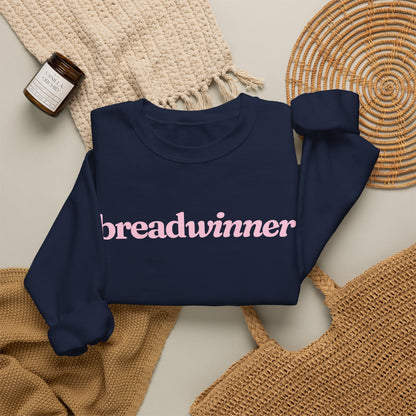 Sweatshirt - Breadwinner (Light Pink)