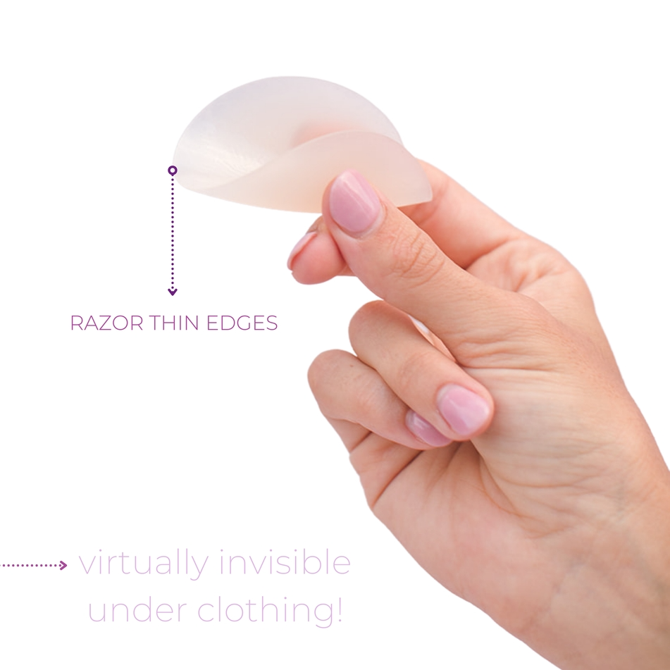Pasties with Silicone Travel Case - Light Nude
