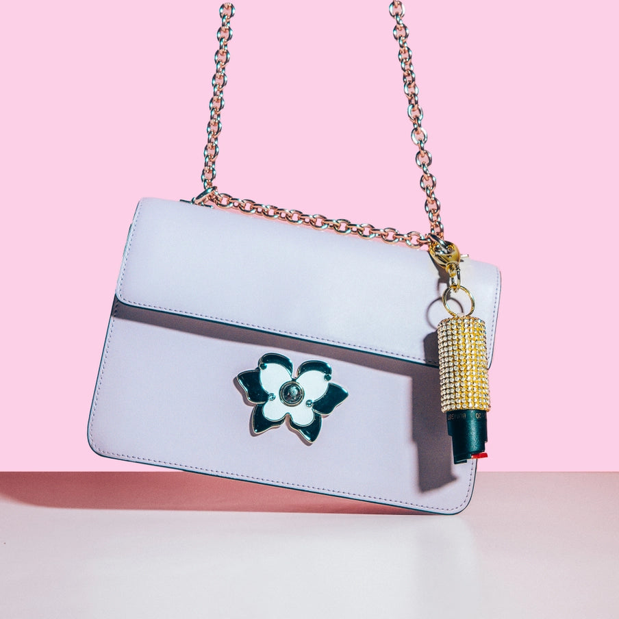 Pepper Spray - Gold Rhinestone