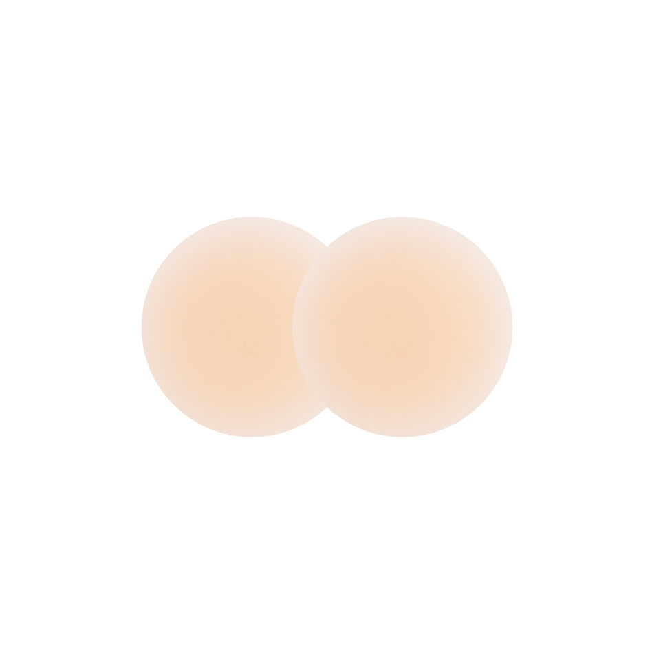 Pasties with Silicone Travel Case - Light Nude