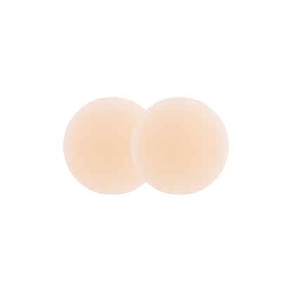 Pasties with Silicone Travel Case - Light Nude