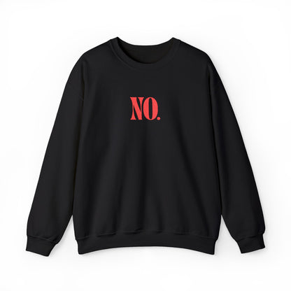 Sweatshirt - NO. (Embroidered Red)