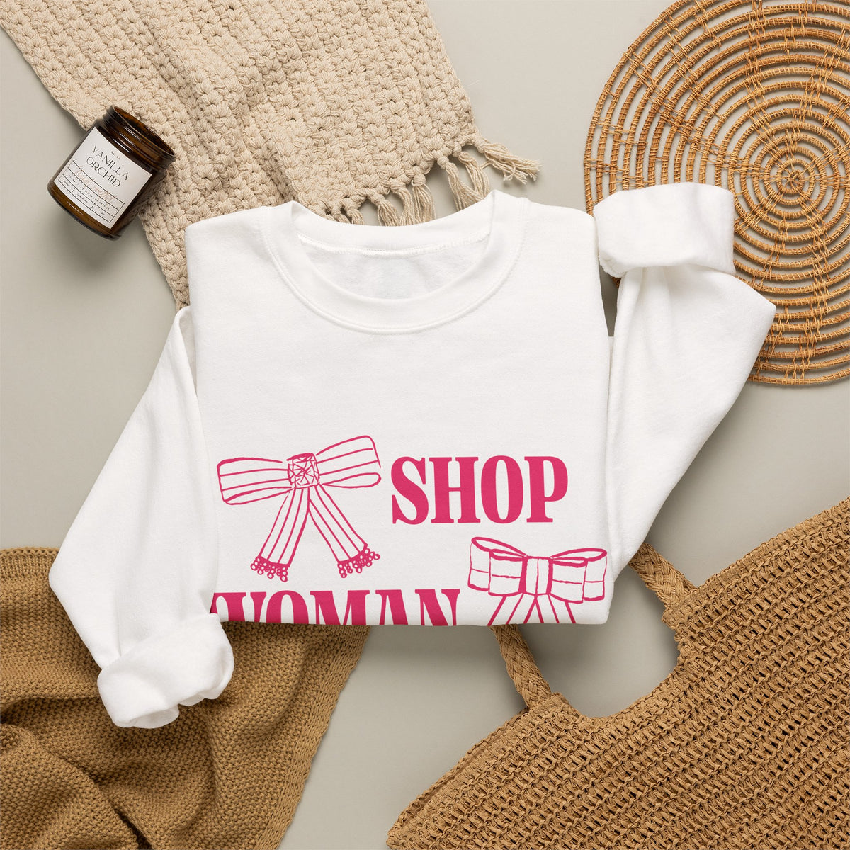 Sweatshirt - Shop Woman-Owned with Bows