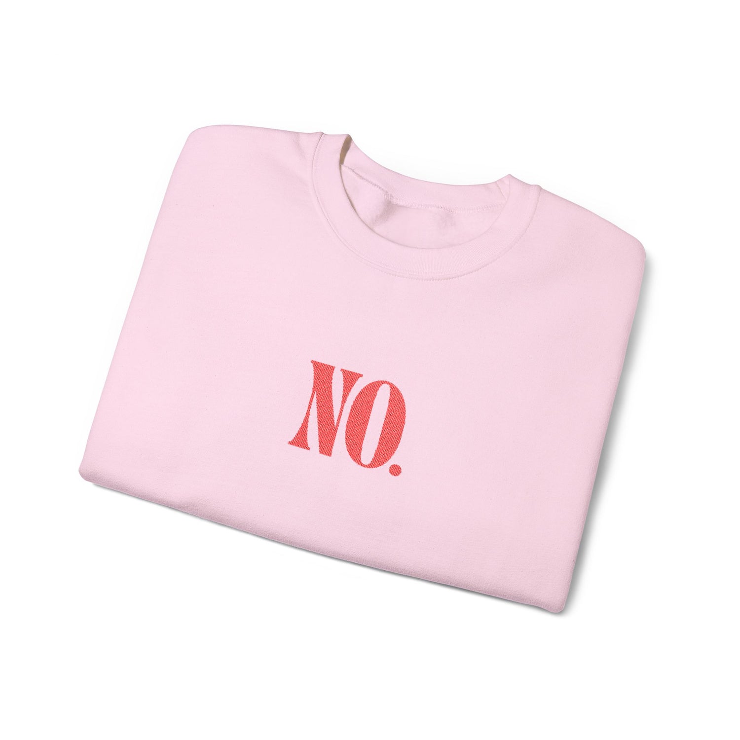Sweatshirt - NO. (Embroidered Red)