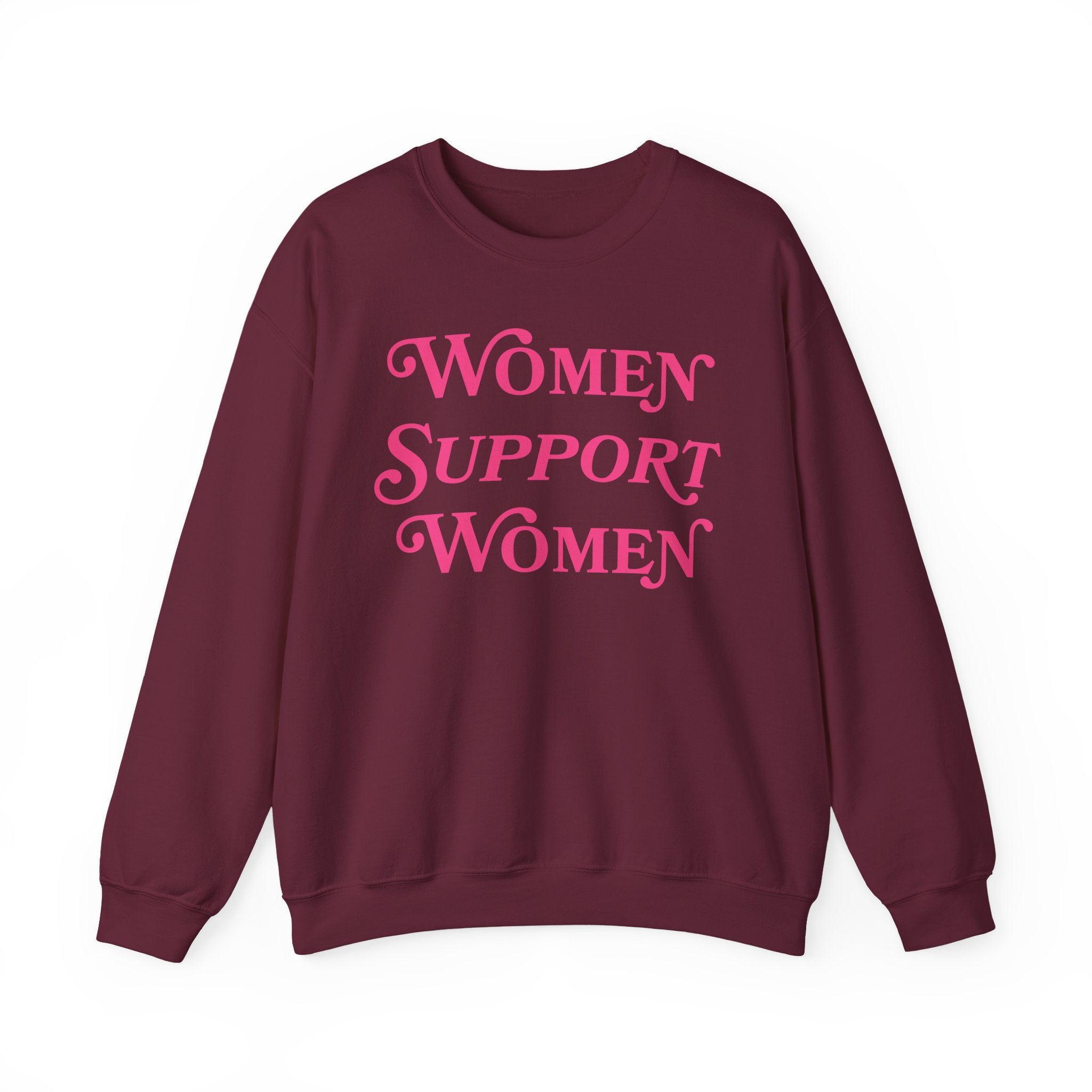 Sweatshirt - Women Support Women (Pink)