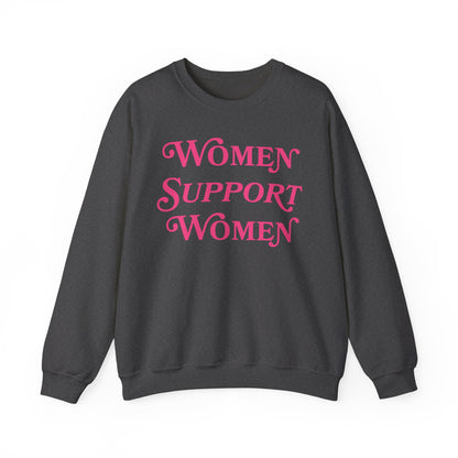 Sweatshirt - Women Support Women (Pink)