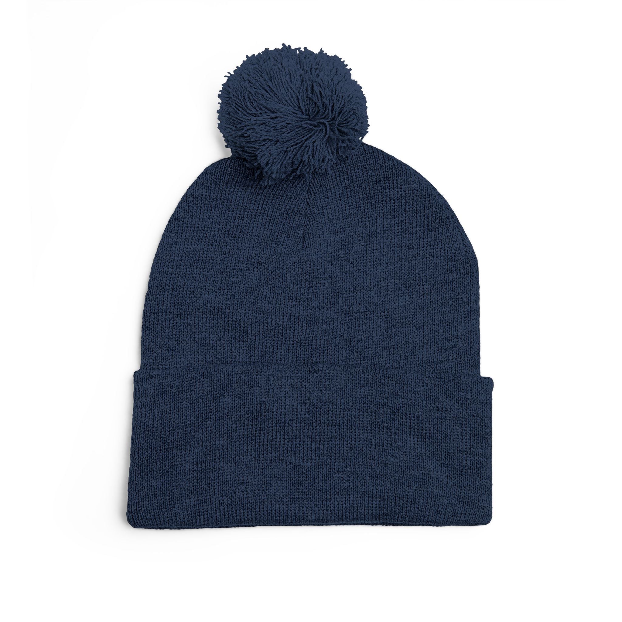 Embroidered Pom-Pom Beanie — "Dolly for President"