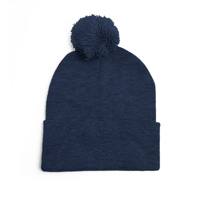 Embroidered Pom-Pom Beanie — "Dolly for President"
