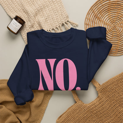 Sweatshirt - NO. (Pink)