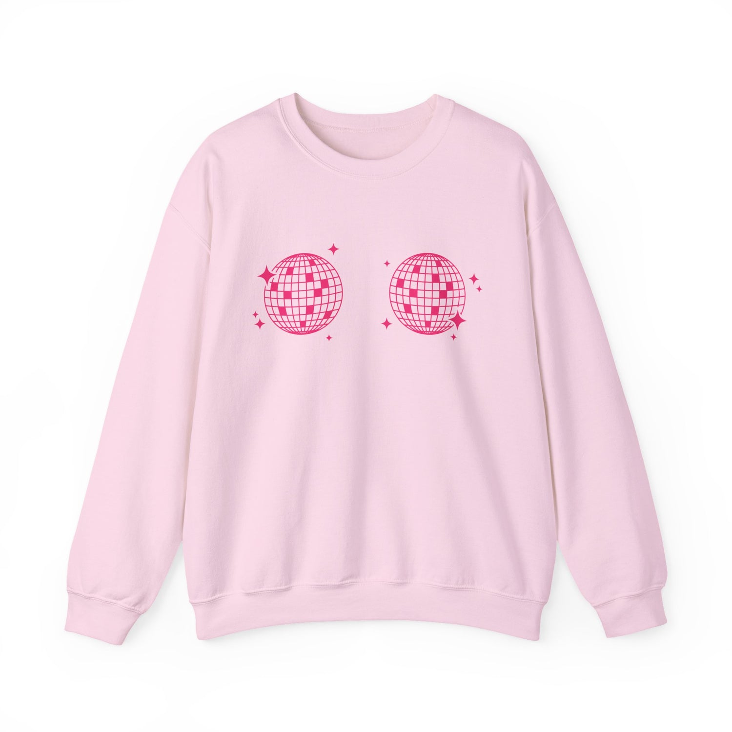 Sweatshirt - Disco Boobs (Dark Pink)