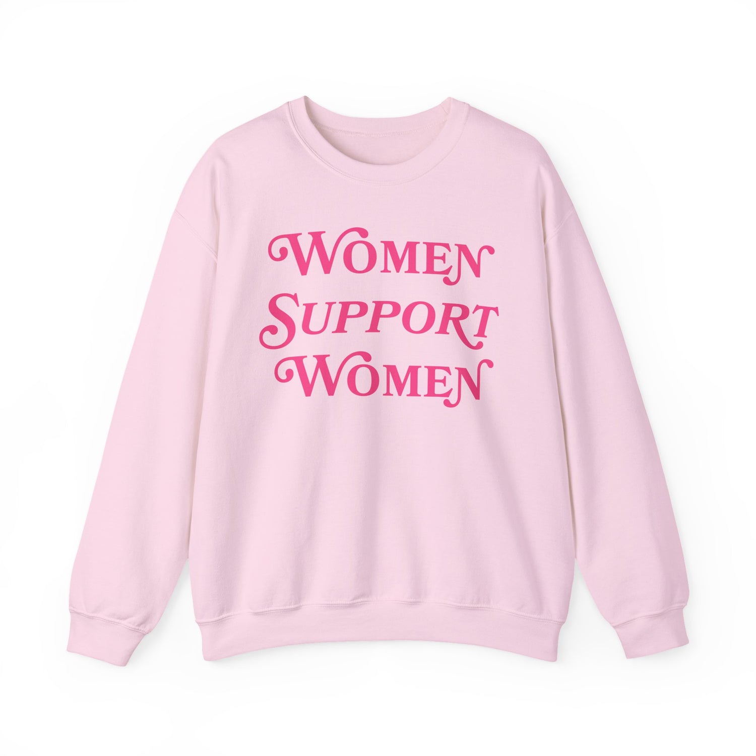 Sweatshirt - Women Support Women (Pink)