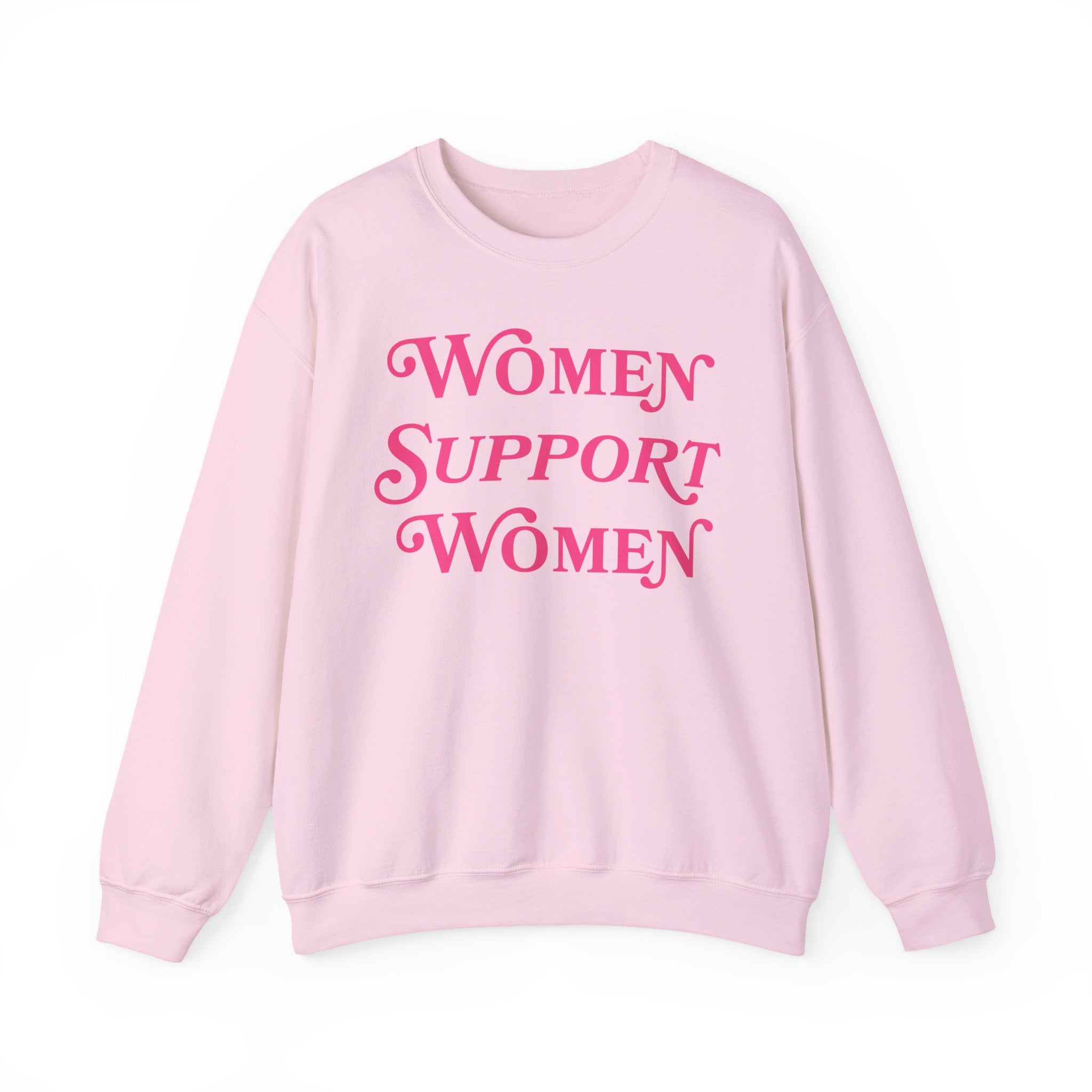 Sweatshirt - Women Support Women (Pink)