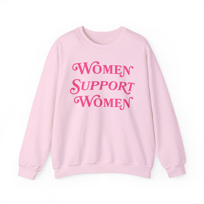 Sweatshirt - Women Support Women (Pink)