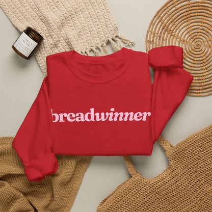 Sweatshirt - Breadwinner (Light Pink)